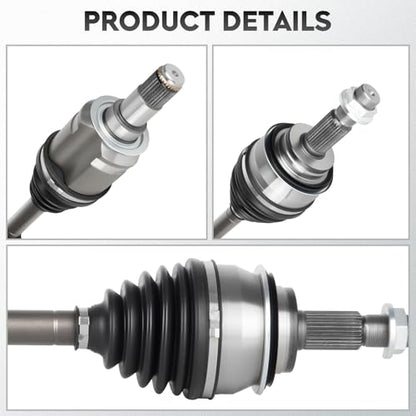 ILONPA Left & Right Front CV Axle Shaft 2PCs, Driver & Passenger side | For Toyota Tacoma 2005-2020 2.7L 3.5L 4.0L, 4Runner 2003-2022 4.0L 4.7L, FJ Cruiser 07-14, for GX460 GX470 03-22