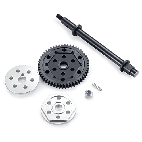 Gearbox Gear Modification Kit for Axial SCX6 JLU Jeep Trail Honcho | Metal Steel Motor Gear Set AXI05000 AXI05001 1/6RC Crawler Truck Buggy Upgrade Parts