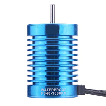 650 Brushless Motor,Surpasses F540-V2 3000kV Sensorless Brushless Motor for 1/10 1/12 RC Car Truck Accessory and Crawler with Good Stationarity Reliability and Maximum Speed
