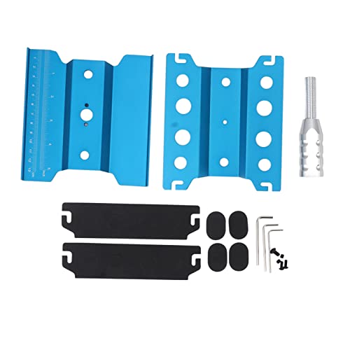 AYNEFY Rc Car Work Stand,Aluminum 360 Degree Rotation RC Car Maintenance Workstation Repair Table RC Car Display Bracket for Off Road Vehicle Shipping Drafting Tables (Blue) - color: Blue