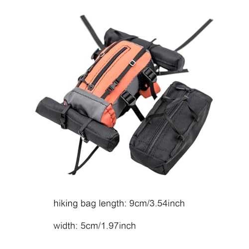 DYNWAVE RC Luggage Carrying to Use RC Car Accessories Replacement Storage Spare Part Miniature Sports Travel Case Simulated, Orange