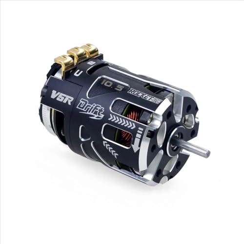 Rocket-RC 540 V5R Sensored Brushless Motor 6.5T 8.5T 10.5T 13.5T 17.5T 21.5T 25.5T for 1/10 1/12 Scale F1 Drift RC Racing Car (Black 13.5T Drift) - color: Black 13.5T Drift