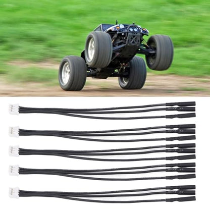 5pcs Universal RC Brushless Motor ESC Conversion Cable with 3P Plug for KYOSHO Mini Z, Axial SCX24 Motor Modification