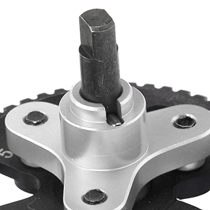 Aluminum Steel Differential Slipper Clutch, Slipper Clutch Assembly, 54T Aluminum Steel Differential Gear Slippers Clutches, for Traxxas Slash, Rustie 4x4 1/10 RC Car (Silver) - color: Silver