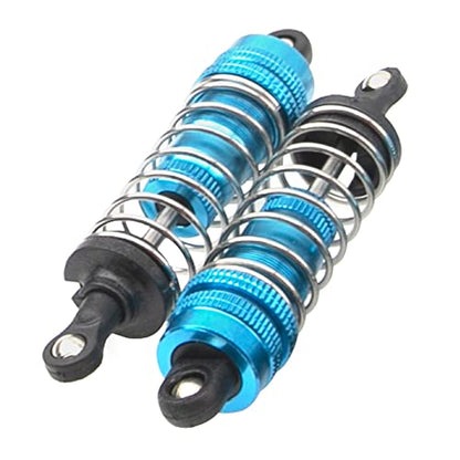 4Pack Vgoohobby 144001 Shock Absorber Damper Suspension Shocks Upgrade Parts Compatible with WLtoys 144001 124018 124019 1/14 RC Car Buggy (Blue)