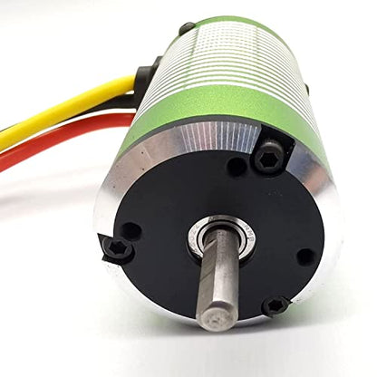 XTEAM 3665 4500KV Brushless Motor 2000W 164A 12V 4-Pole Design, Suitable for 1/8 1/10 1/12 RC Electric Racing Car, Buggy, RC Boat - size: 3665-4500KV