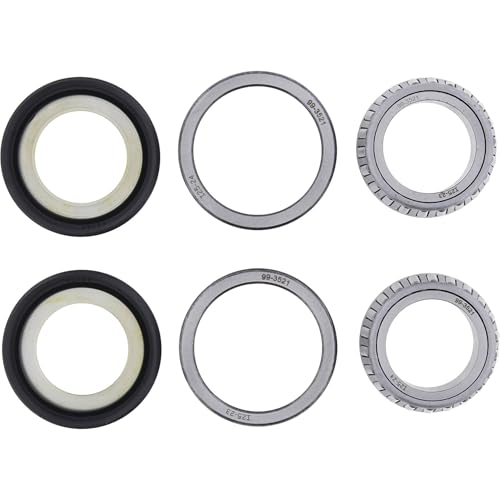 All Balls Racing Steering Bearing Kit for Suzuki DR650SE DRZ400S 1993-2017 | OEM replacement, fits Kawasaki KLX400R KLX400SR DRZ400SM RM125 RM250 DRZ250 CA Model CV Carb, 250 125 engines, 22-1013