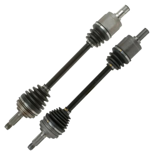 Detroit Axle - Front 2pc CV Axles for 1998-2002 Honda Accord 1999-2003 | Acura TL 2001-2003 CL, Complete CV Axle Shafts Assembly Replacement - size: R-2X3701232/Pair