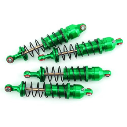 89mm Threaded Damper for Tra-xxas 1:16 Mini Maxx 4WD XRT VXL-3S | Monster Truck Upgrades Green Aluminum 7075 Alloy Adjustable Spring Shock Absorber - color: Green