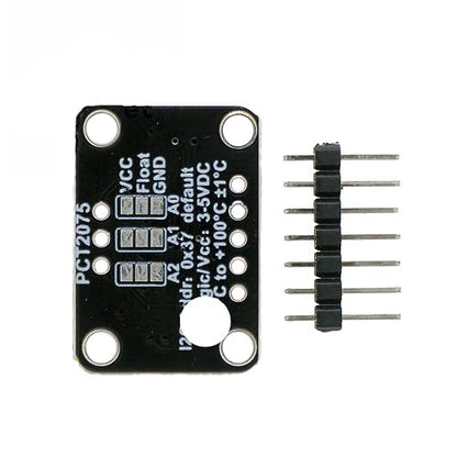 HiLetgo PCT2075 Temperature Sensor 11 Bit Higher Accuracy ADC Measurement I2C Temperature Sensor Compatible to QT/Qwiic with Pins