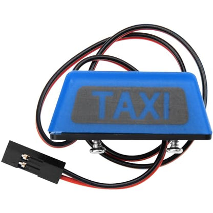 Metal Drive Shaft Dog Bone Dogbone & Wheel Stub Axle Cup & Simulation RC Toy Car Taxi Lights LED Lamp Roof Light Decorations