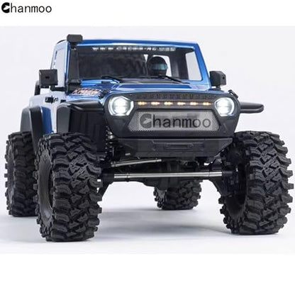 2.2 RC Crawler Tires 1/10 RC Rubber Slingers Grappler Mud Wheels Tyres For 1:10 Scale Rock Crawler Car Axial SCX10 90047 D90 TF2 Tamiya CC01 Traxxas TRX4 2.2in Beadlock Rims 4PCS