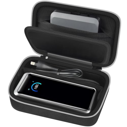 Power Bank Case for Anker Prime 26250/25000/20100/737+ Base, Black | Mesh Pocket for 150W Charging Base, Splash-proof, Velcro Divider for USB-C Cables; Business Travel, Commute, Outdoor,Box Only - style: For Power Bank & Base