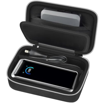Power Bank Case for Anker Prime 26250/25000/20100/737+ Base, Black | Mesh Pocket for 150W Charging Base, Splash-proof, Velcro Divider for USB-C Cables; Business Travel, Commute, Outdoor,Box Only - style: For Power Bank & Base