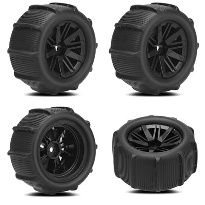 1/16 RC Tires, daitoku RC Paddles Buggy Tires 12mm Hex Hub RC Car Beach Tires for SCY MJX HBX H16 16889 16890 16890A H16E H16BM H16GT H16DR HB17 144001 144002 124016 Master RC Car