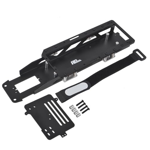 Aluminum Main Chassis for Traxxas Stampede 2WD VXL Brushless Monster Truck Craniac Chassis & ESC Mount 3622 3626 (Black) - color: Black