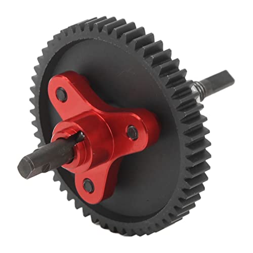 Yosoo 54T High Performance Aluminum Steel Differential Slipper Clutch Assembly for Slash 1/10 RC Cars, Easy to Install and Remove (Red) - color: Red