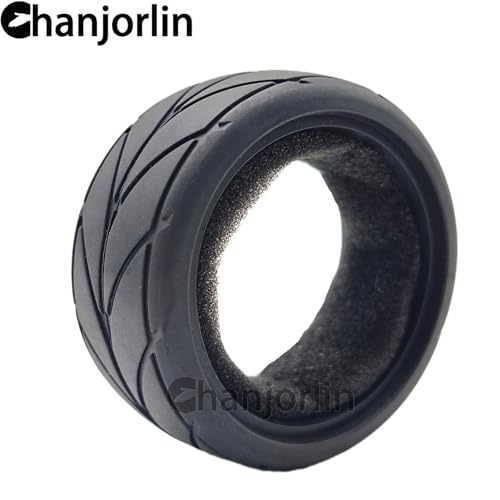 1/10 RC Rally Racing Touring Tires OD 65mm Soft Rubber On Road Tyres For 1:10 Street Car Tamiya TT01 TT02 XV01 TA06 A959 PTG2 HPI KYOSHO HSP PTG2 Traxxas RC Drift Wheels 4PCS
