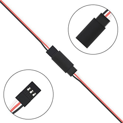3-pin Male to Female, Male to Male, Y Remote Control Extension Cable (15Pieces)