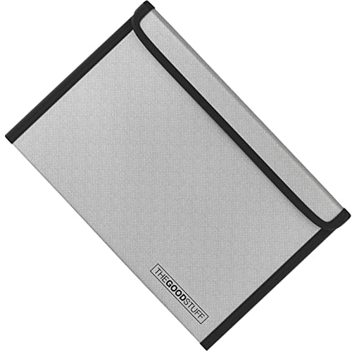 Fireproof Cash Envelope - Fast, Compact Protection for Valuables | 8 x 5 Inch, 2000°F Rated - Zippered Water-Resistant Pouch Keeps Cash, Passports, Jewellery and Small Documents Together - style: Travel Wallet