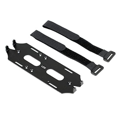 LCX Racing 1/10th RC Crawler Car CNC Machined Alloy Battery Tray for Axial SCX10 II 90046 90047, Upgrades Parts Accessories