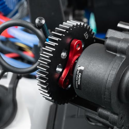 Aluminum Alloy 7075 Slipper Clutch Eliminator, Red | Compatible with Tra-xxas E-Maxx E-Revo Summit T-Maxx 3.3 Revo 3.3 1/10, RC Car, Upgrade Parts - color: Red