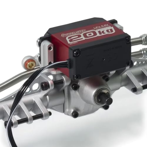 Aluminum Alloy Servo Mount for Axial Capra 1/10 RC Crawler UTB10 Vanquish F9 SCX10 III Portal Axle SOA 4WD Cheater Rigs Upgrade (Silver) - color: Silver