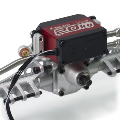Aluminum Alloy Servo Mount for Axial Capra 1/10 RC Crawler UTB10 Vanquish F9 SCX10 III Portal Axle SOA 4WD Cheater Rigs Upgrade (Red) - color: Red