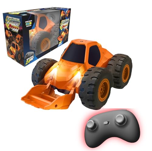 Mindscope Turbo Twister DozerBuggy Stunt Action RC Vehicle Orange