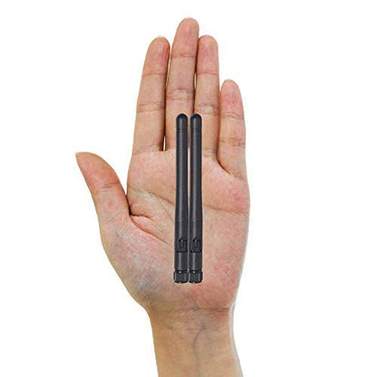 Bingfu Dual Band WiFi 2.4GHz 5GHz 5.8GHz 3dBi MIMO RP-SMA Male Bluetooth Antenna (2-Pack) for PC Computer WiFi Router Wireless Network Card USB Adapter Security IP Camera Video Surveillance Monitor - color: （RP-SMA Male）Antenna 2-Pack