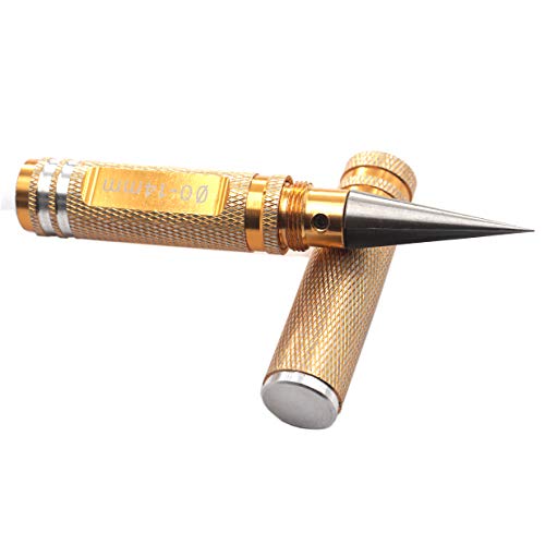 Universal 0-14mm Aluminum Alloy Expanding Hole Puncher Opener Reamer Tool Compatible with Traxxas Axial HSP Redcat Arrma HPI Tamiya RC Car Boat Body Shell (Gold)