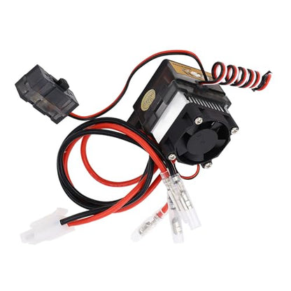 320A RC Brushed ESC for 7.4 to 16V Voltage 2 to 4S LiPo 6 to 12 NiMH Brushed ESC Electronic Speed Controller for 1/10 RC Car Boat
