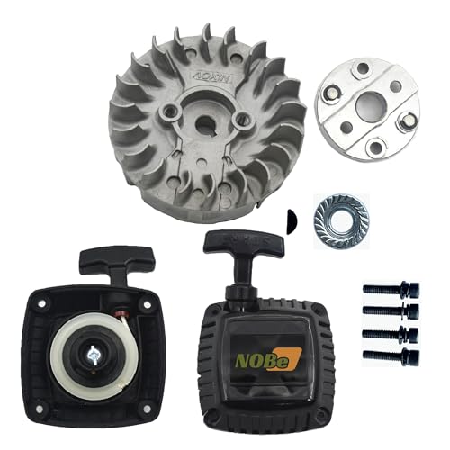 Easy Start Pull Starter and flywheel Parts Fit for 1/5 Remote Control Gasoline car Engine HPI Redcat HSP Losi RV 23cc 26cc 29cc 305cc 32cc 35cc