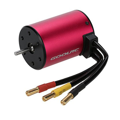 GoolRC Original S3650 3100KV 4 Poles Brushless Sensorless Motor for 1/10 RC Car Truck