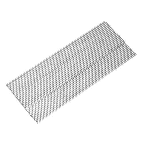 MECCANIXITY 40pcs 2mmx150mm Toys Shaft Round Rod Axles Drive Shaft for DIY RC Car Truck Boat Helicopter Model Part, Silver - size: 2mmx150mm