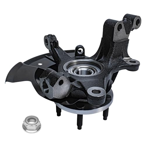 Detroit Axle - AWD Front 4pc Steering Knuckles Kit for 07-10 Ford Edge | Lincoln MKX, Steering Knuckles & Wheel Bearing Hubs Rear Wheel Bearing and Hubs 2007 2008 2009 2010 Replacement - size: 4UW50469/Kit