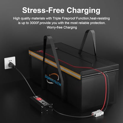 12V 200Ah LiFePO4 Lithium Battery Fireproof Safe Bag, Large Capacity Explosion-proof Lipo Battery Bag for Charging and Storage, Waterproof Box for Documents and Valuables - 22×9×9.5in - size: 22×9×9.5 in