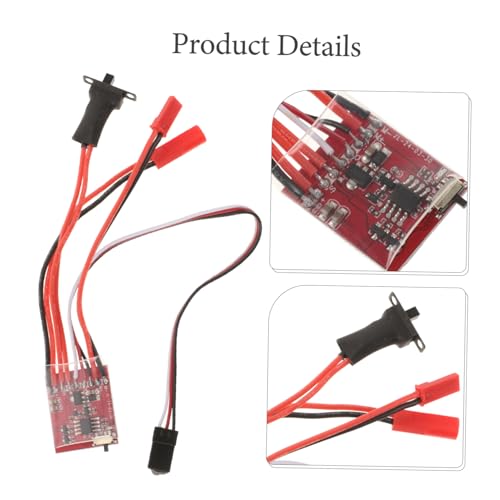 Luxshiny 30A Brushed ESC with Brake for RC Cars and Boats Dual Way Speed Controller for Enhanced Performance in DIY Projects Compatible with RC Tanks and Crawlers