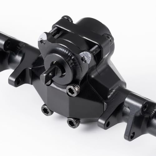 MOHERO SCX24 Rear Axles for Axial SCX24 Deadbolt Bronco JLU C10 Gladiator Base Camp Power Wagon 1/24 RC Crawler Car Upgrade Parts - color: Standard - Rear Axle
