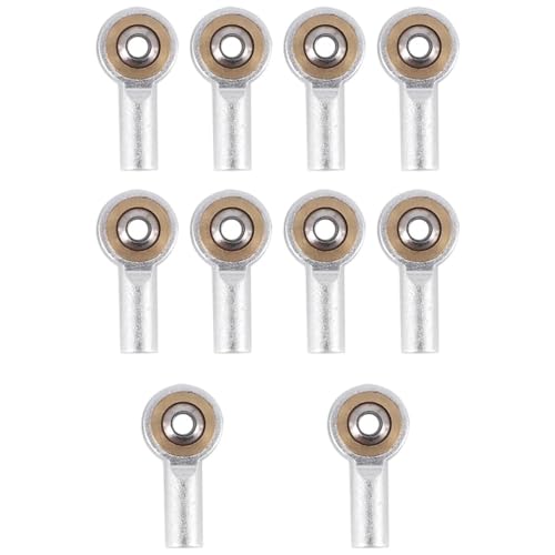 M2 Metal Tie Rod End Ball Joint Link Ball Head 10pcs Set Compatible with 4WD Compatible RC Cars Trucks Crawlers Boats and Airplanes