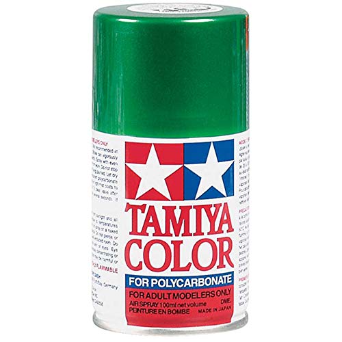 Tamiya America, Inc Polycarbonate PS-17 Metal Green, Spray 100 ml, TAM86017