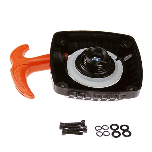 32CC 35CC 36CC Engine Easy-Start Dustproof Pull Starter (Orange) | for 1/5 HPI ROFUN ROVAN KM Baja LT FG GoPed RedCat Rc Parts - color: Orange