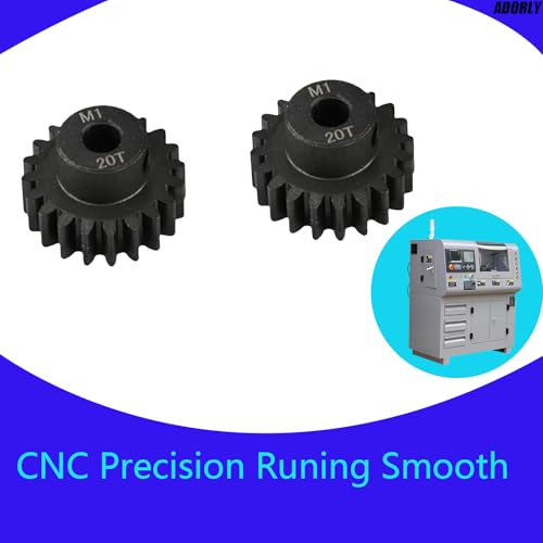 2Pcs Hardened Steel 20T Motor Pinion Gear for Traxxas 1/5 X-Maxx XMAXX 6S 8S 1/6 XRT 1/10 EREVO 2.0 Maxx Upgrade Parts