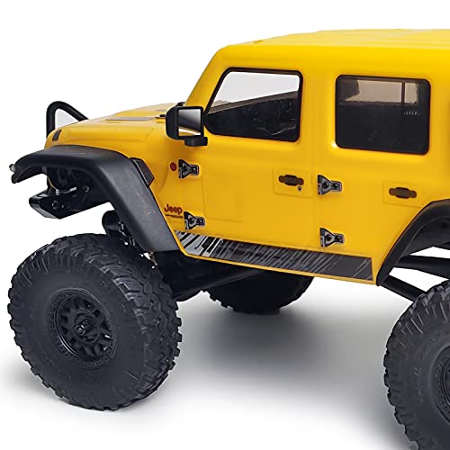 SWX RC Car Accessories Rearview Mirror for 1/24 RC Crawler Car Axial SCX24 90081 AXI00001 AXI00002 AXI00005 Upgrade Parts | Rearview Mirror, Side Mirror, SCX24, 1/24 Crawler, AXI00001, AXI00002, AXI00005