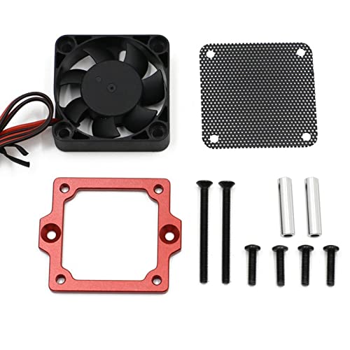 Metal ESC Cooling Fan Kit for TRAXXAS Trx4 Trx6 for Land Rover Defender for Ford 1/10 RC Car Accessory