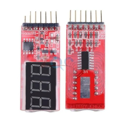 Generic 2-6S RC Li-Po Battery Voltage Indicator Checker Tester 7.4V-22.2V Alarm Indicator Volt Meter Test Module
