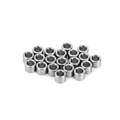 INJORA M2.5 Flat Stainless Steel Washers Spacers for 1/18 TRX4M, 80PCS