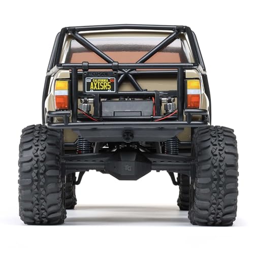 Axial SCX10 III 1987 Toyota SR5 4X4 RC Truck 1/10, Tan | RTR Brushed Rock Crawler, AXI-2062T1, Lipo Battery and Charger Not Included - color: Tan
