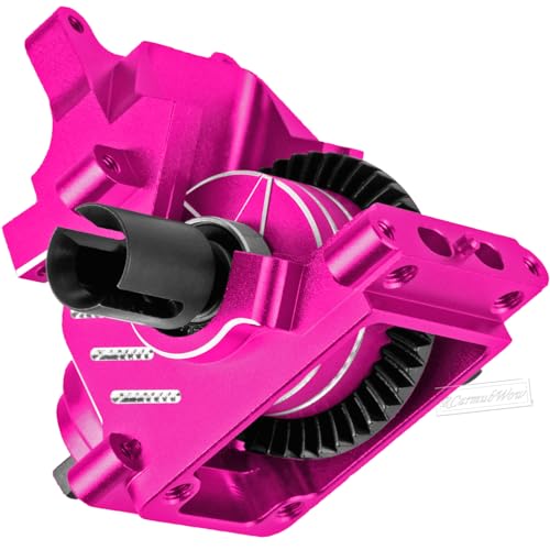 RC F/R Gearbox Case Diff 43t &10t Input Gear Upgrades for 1/8 Kraton/Outcast/Talion 6S BLX EXB,Notorious 6S BLX,1/7 Mojave 6S BLX EXB,BigRock/Fireteam 6S BLX,Pink - color: Pink(1set)