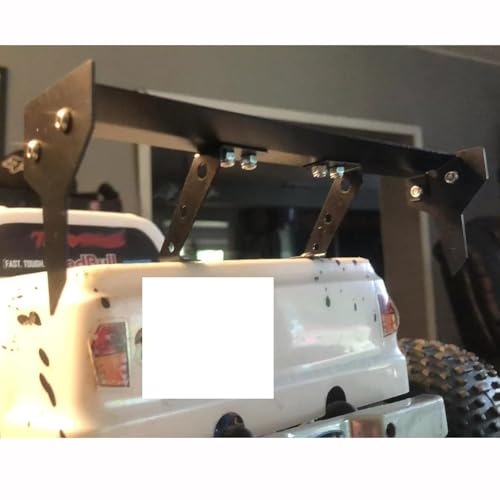RC car Components Compatible with HSP for HPI for Redcat for Tamiya TT 01 for TT02 1/10 RC On Drift Car Parts Aluminum Alloy Rear Wing Tail Spoiler Set